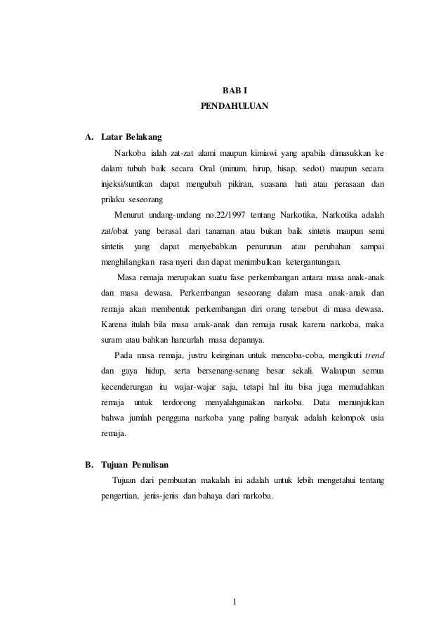 Makalah Narkoba