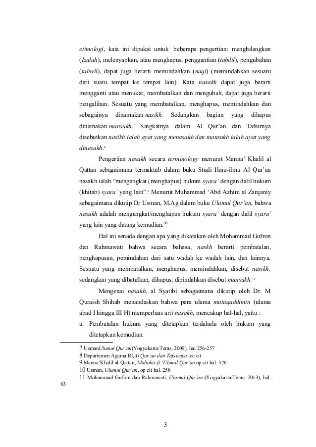 Makalah Nasikh Mansukh