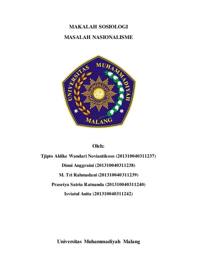 Makalah Nasionalisme Sudah Jadi