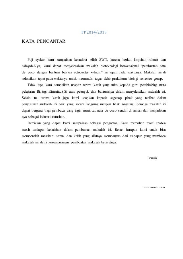 Makalah Nata De Coco