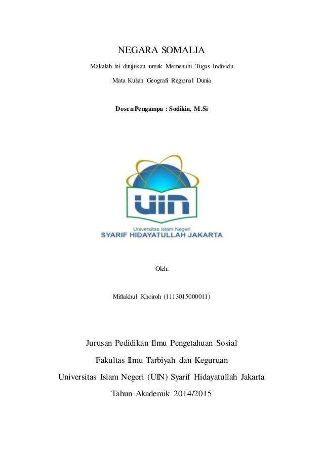Makalah Negara Somalia