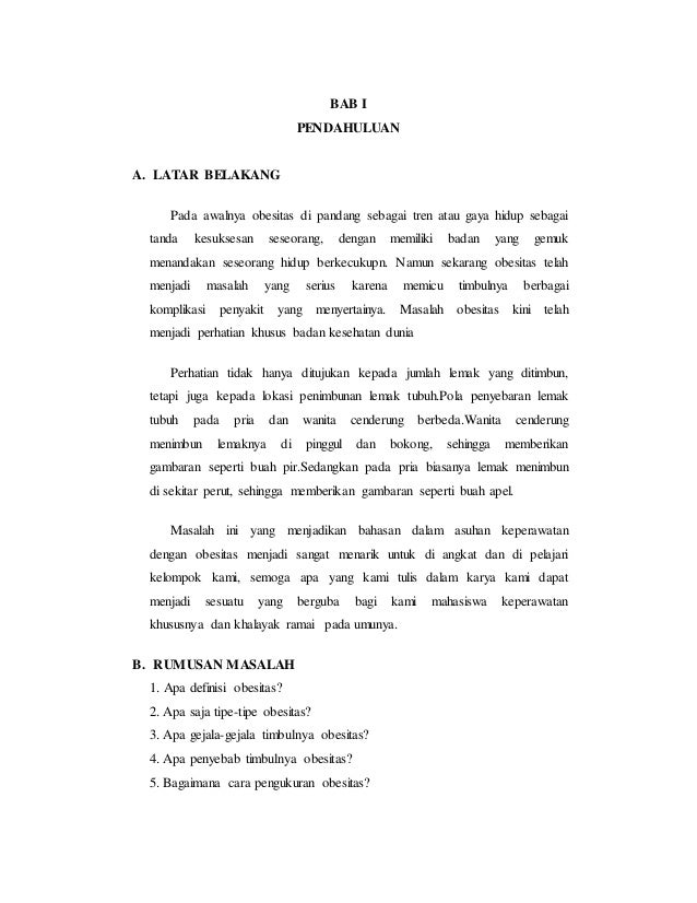 Makalah Obesitas