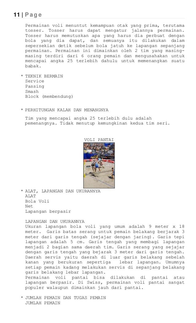 Makalah olahraga yang ada di dunia tugas matkul 