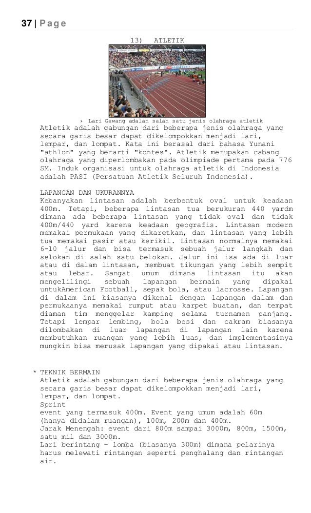 Makalah Olahraga Yang Ada Di Dunia Tugas Matkul Penjaskes Pgsd V In Makalah Olahraga Yang Ada Di Dunia Tugas Matkul Penjaskes Pgsd V In