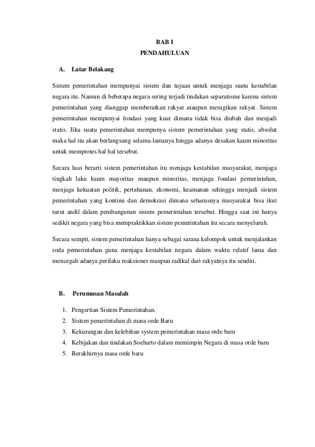 Makalah Orba