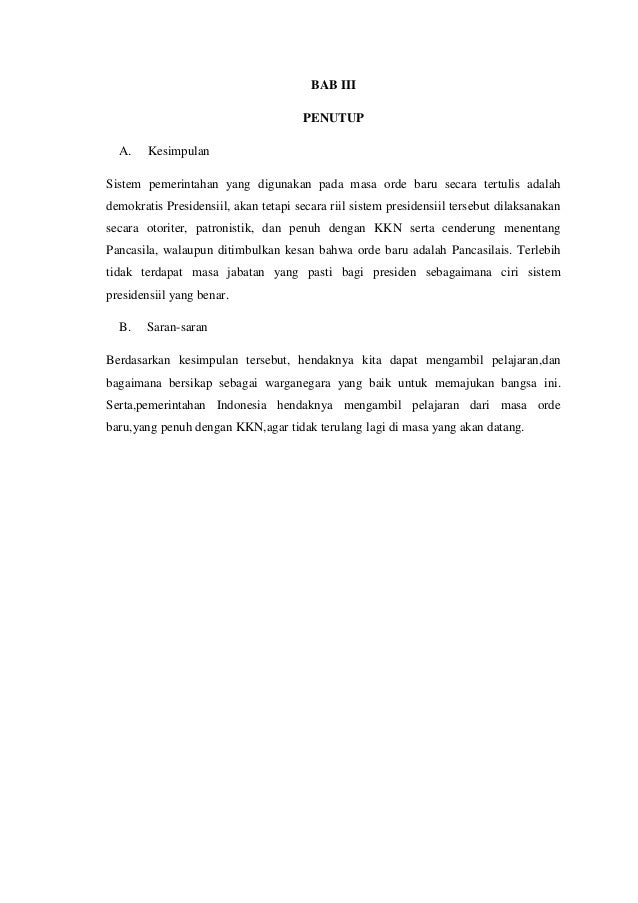 Makalah Orba