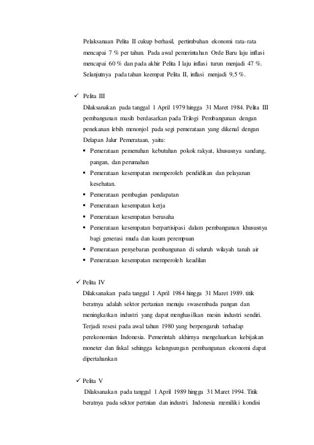 Makalah Orde Baru