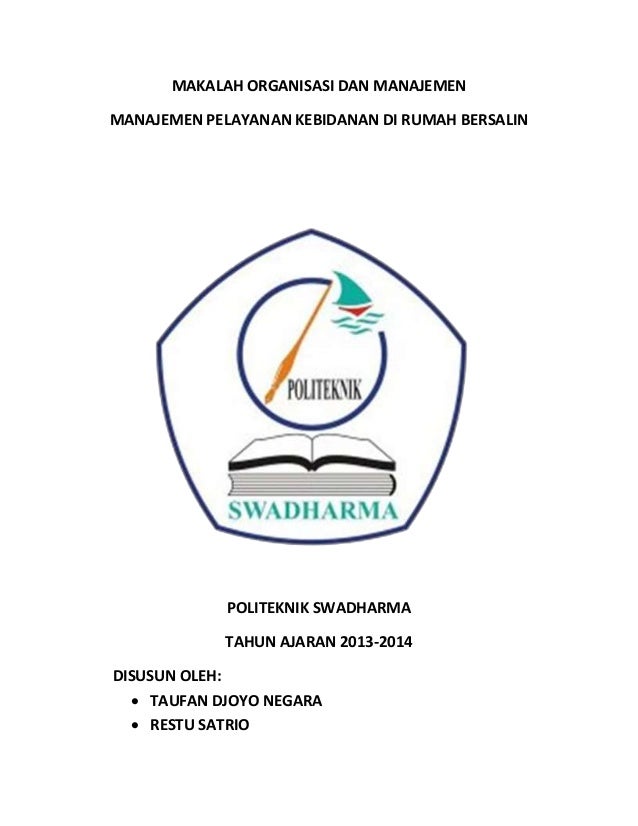 Makalah Organisasi Dan Manajemen