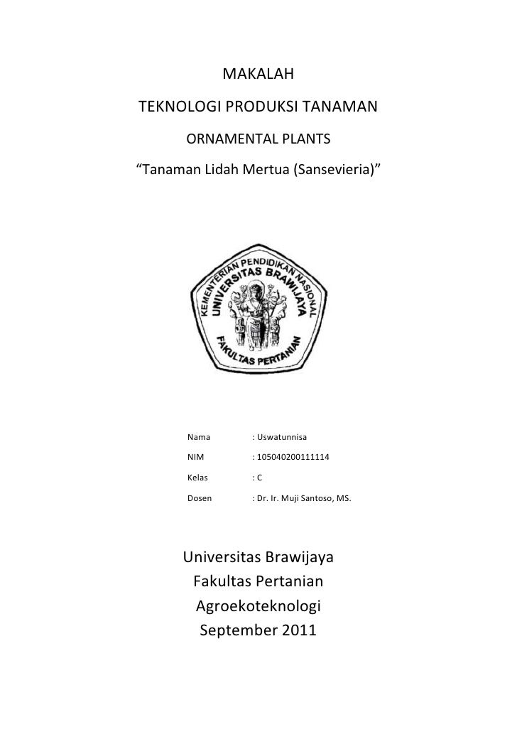 Makalah Ornamental Plants