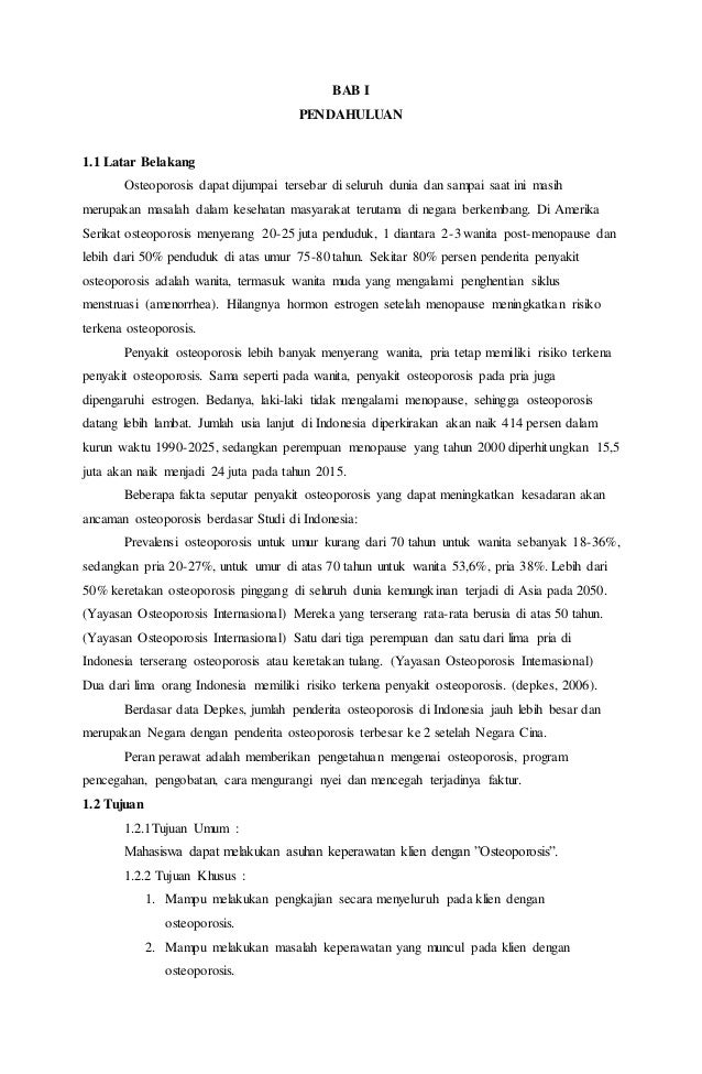 Makalah osteoporosis