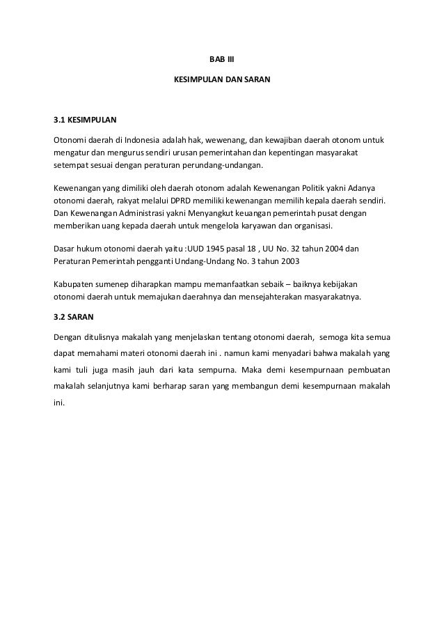 Otonomi Daerah Otonomi Daerah