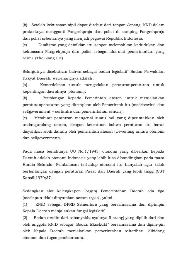 Makalah Otonomi Daerah Lengkap