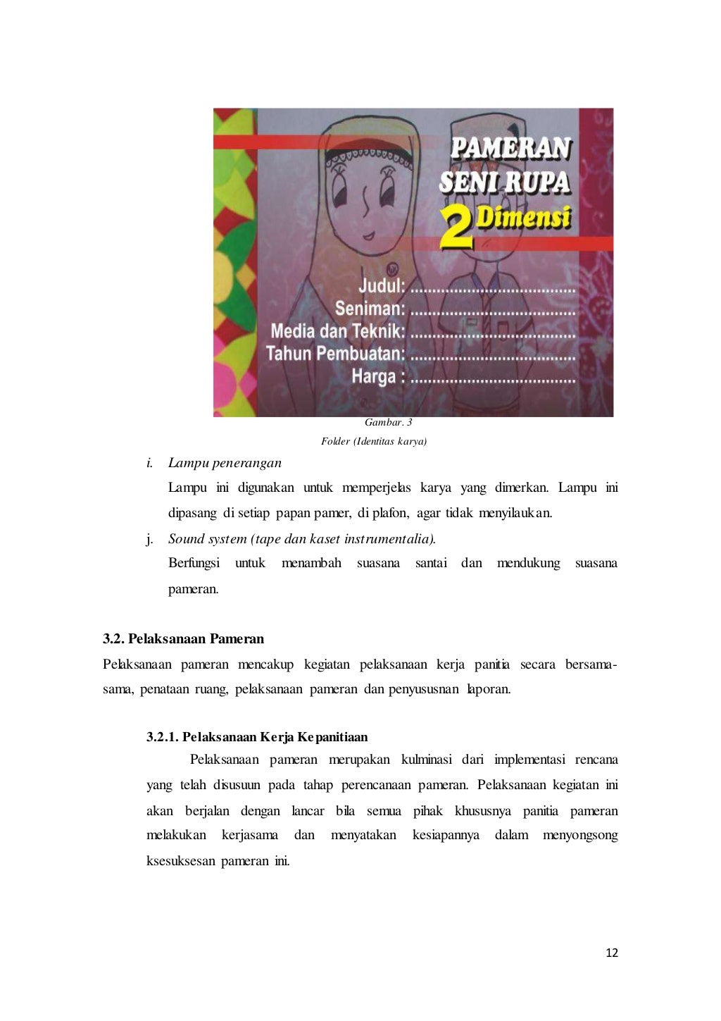 Makalah pameran seni rupa