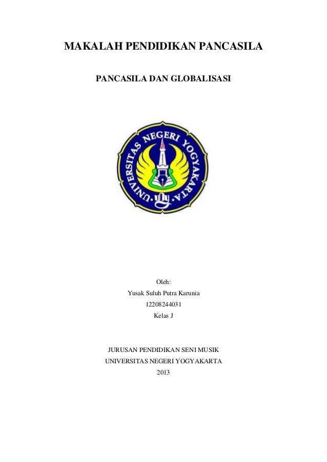 Makalah pancasila