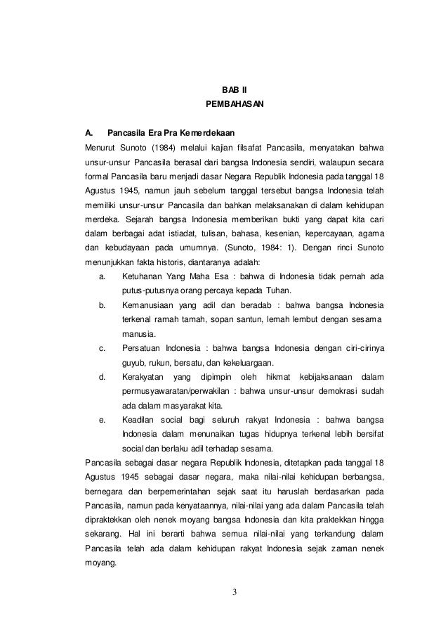Makalah Pancasila Dalam Sejarah Bangsa