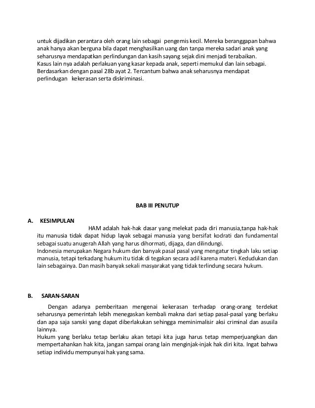 Makalah Hak Asasi Manusia