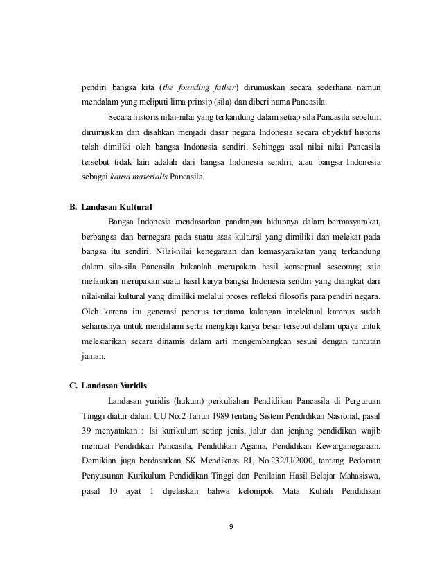 Makalah Pancasila Sebagai Dasar Negara