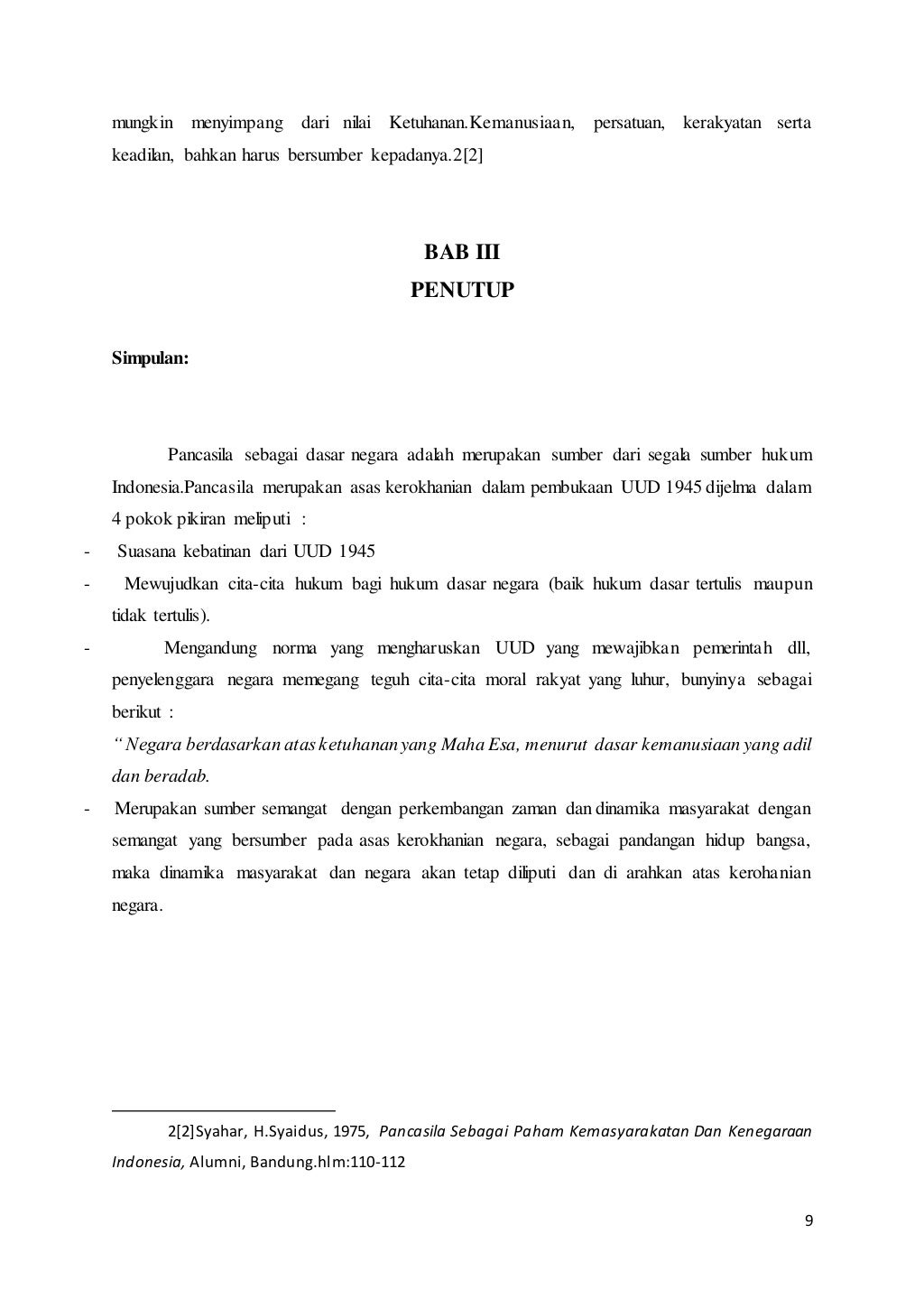 Makalah pancasila sebagai dasar negara