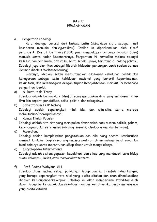 Makalah Pancasila Sebagai Ideologi Terbuka