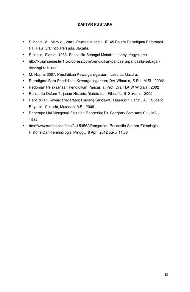 Makalah Pancasila Sebagai Ideologi Terbuka Republik Indonesia Makalah Pancasila Sebagai Ideologi Terbuka Republik Indonesia