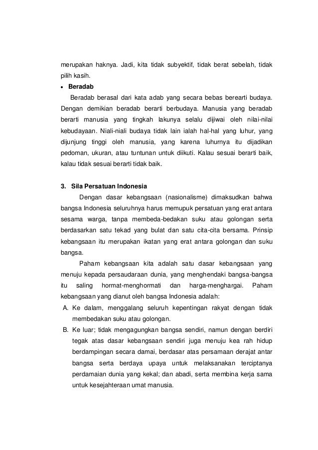 Makalah Pancasila Sebagai Pandangan Hidup Bangsa