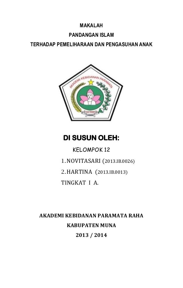 Makalah pandangan islam tehadap pemeliharaan dan 