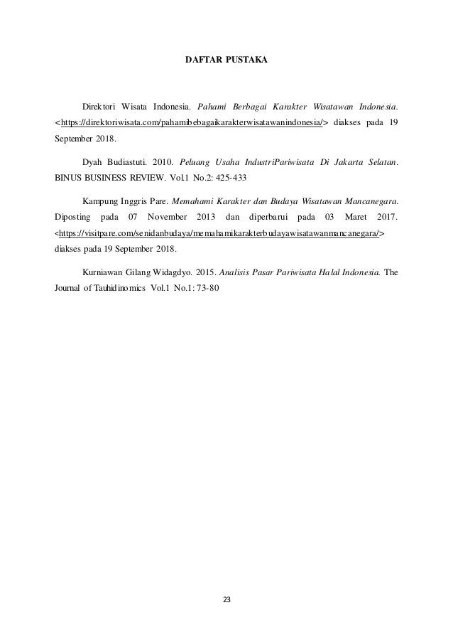Makalah Pariwisata New Revisi