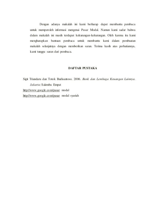 Penutup Makalah Investasi<script async src=