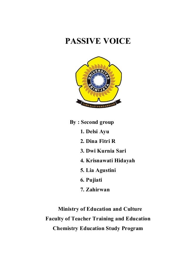 Materi passive voice bahasa inggris