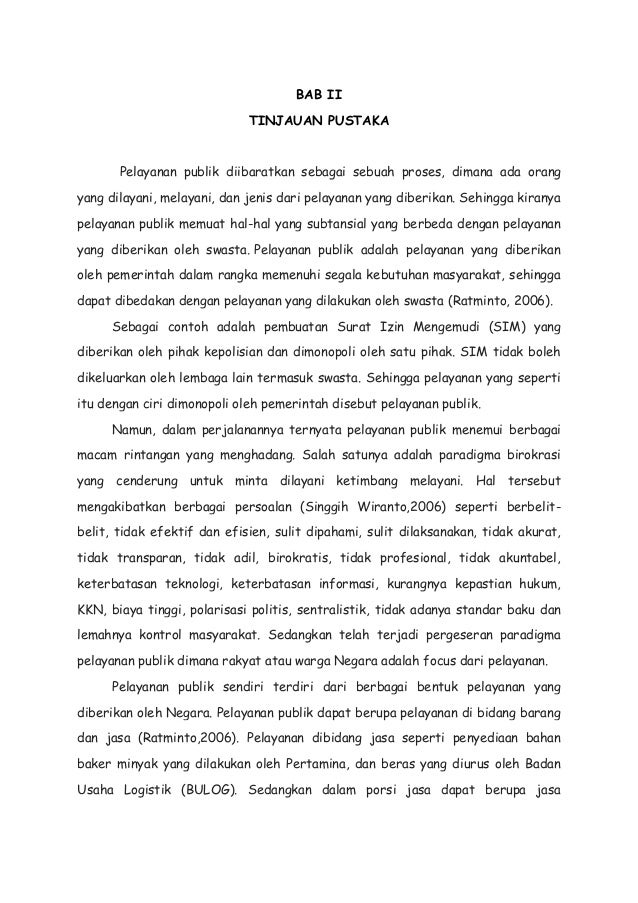 Makalah pelayanan publik STIP WUNA