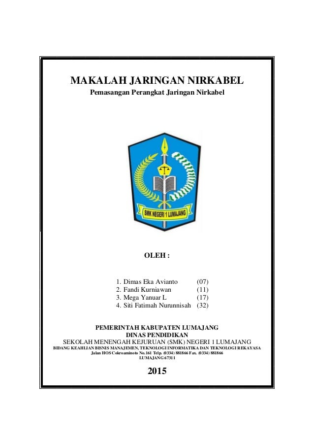  Makalah  pemasangan perangkat jaringan  nirkabel