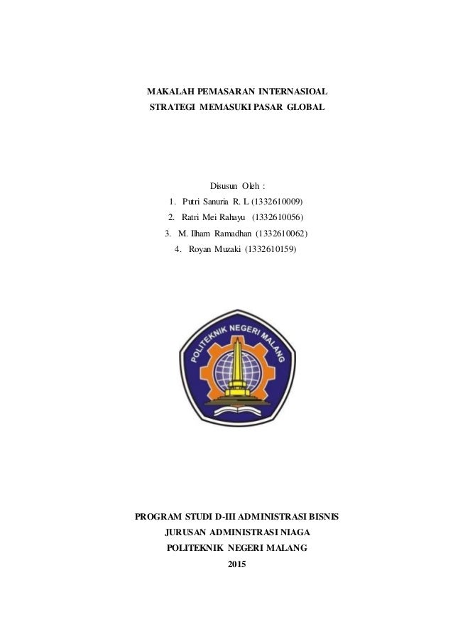284252909 Makalah Kewirausahaan Tentang Strategi Pemasaran