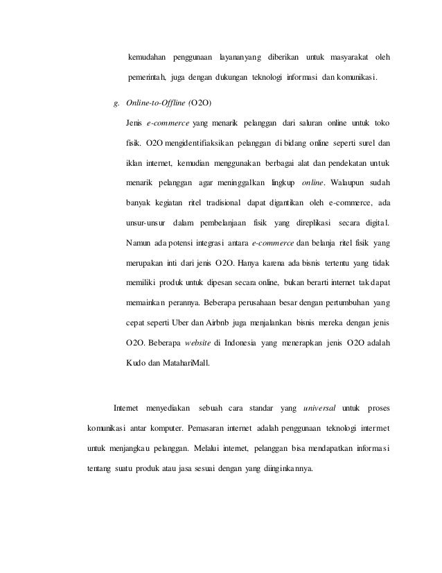 Makalah Pemasaran Via Internet