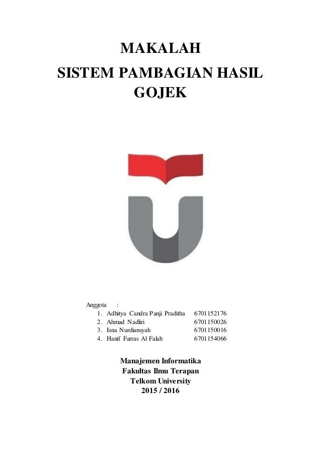 Makalah Pembagian Hasil Gojek