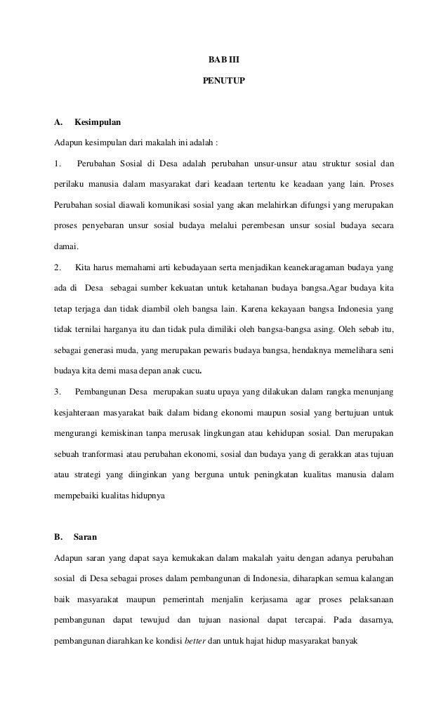 Makalah Pembangunan Masyarakat Desa