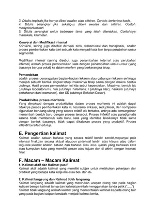 Kata Raha Makalah pembentukan kata dan kalimat SMA NEGERI 1 RAHA | DOCX