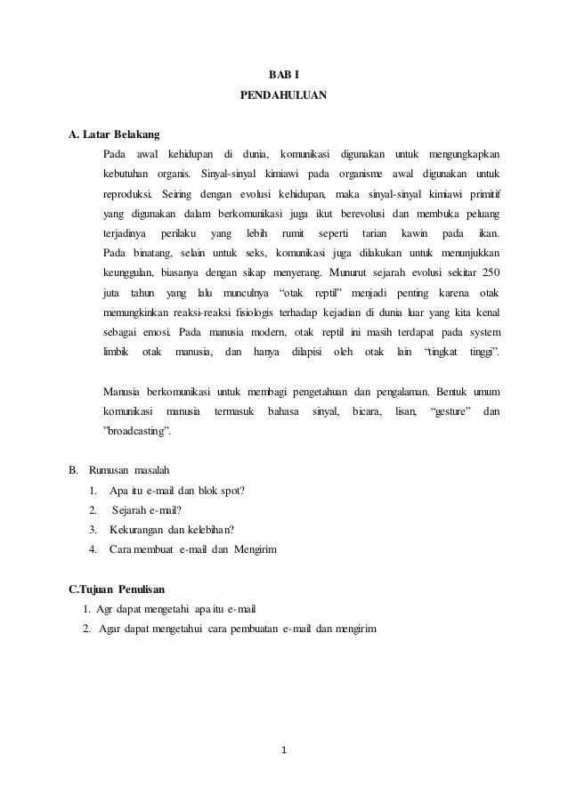 Makalah Pembuatan Email