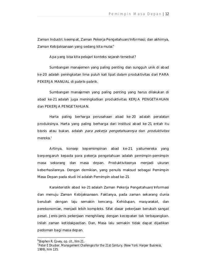 Contoh Cerita Masa Depan Guru