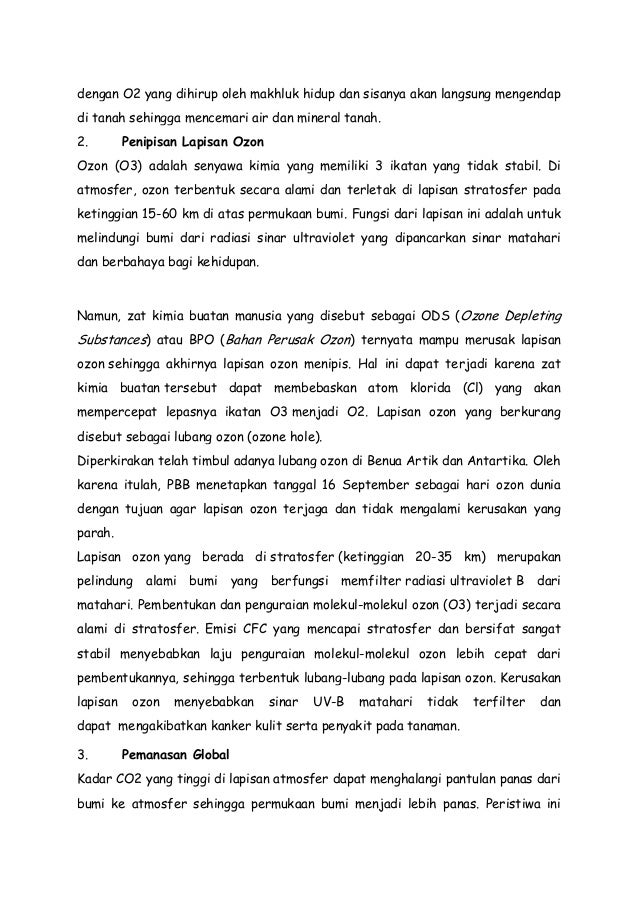 Makalah pencemaran udara