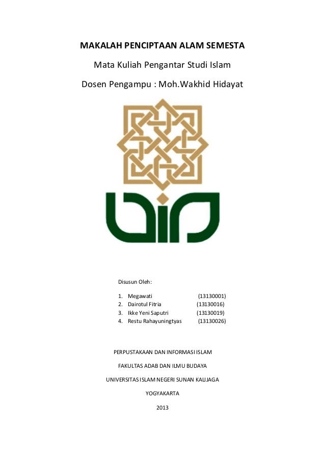 Makalah Penciptaan Alam Semesta