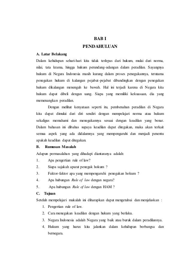 Rule Of Law