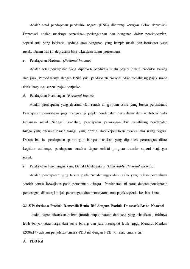 Makalah Pendapatan Nasional
