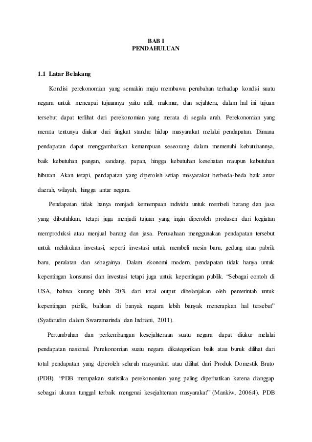 Makalah Pendapatan Nasional Makalah Pendapatan Nasional