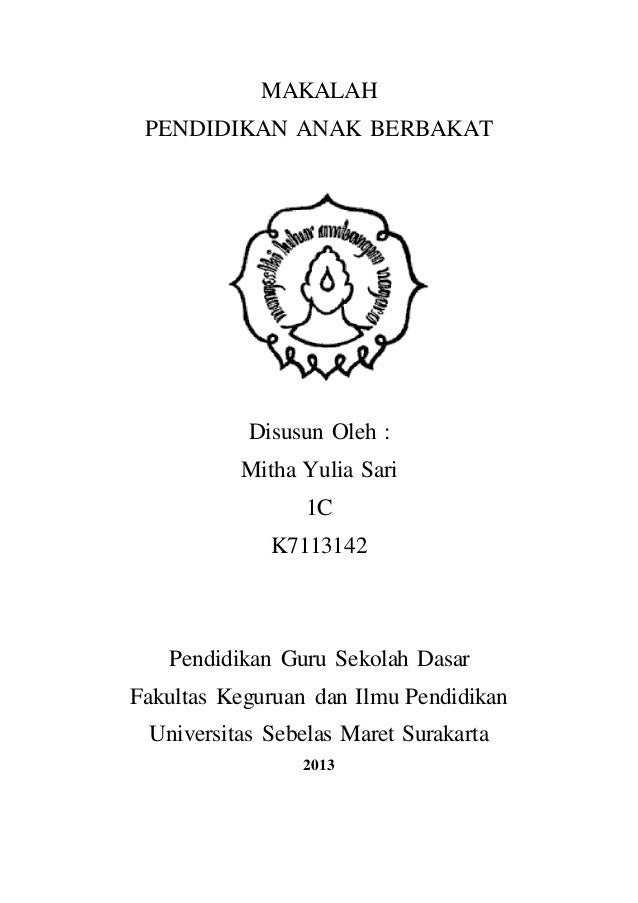 Makalah Pendidikan Anak Berbakat Mys