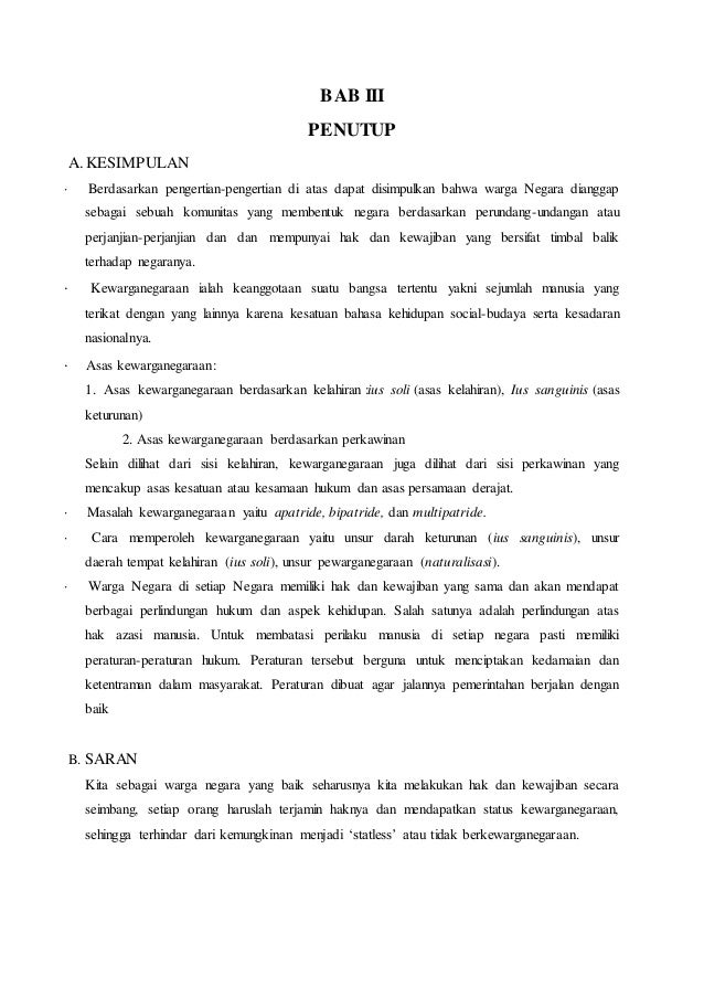 Makalah Pendidikan Kewarganegaraan