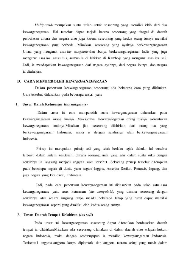 Makalah Pendidikan Kewarganegaraan