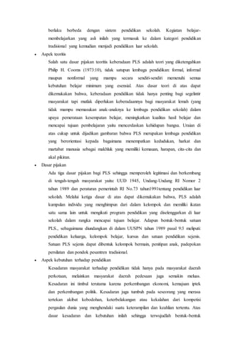 Makalah Pendidikan Luar Sekolah Docx