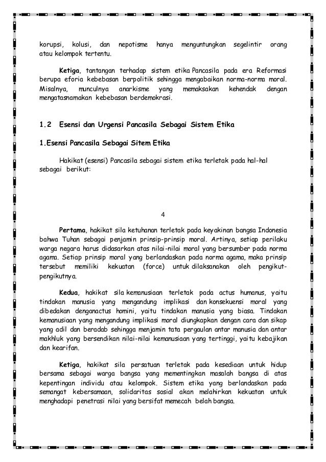 Makalah Pendidikan Pancasila