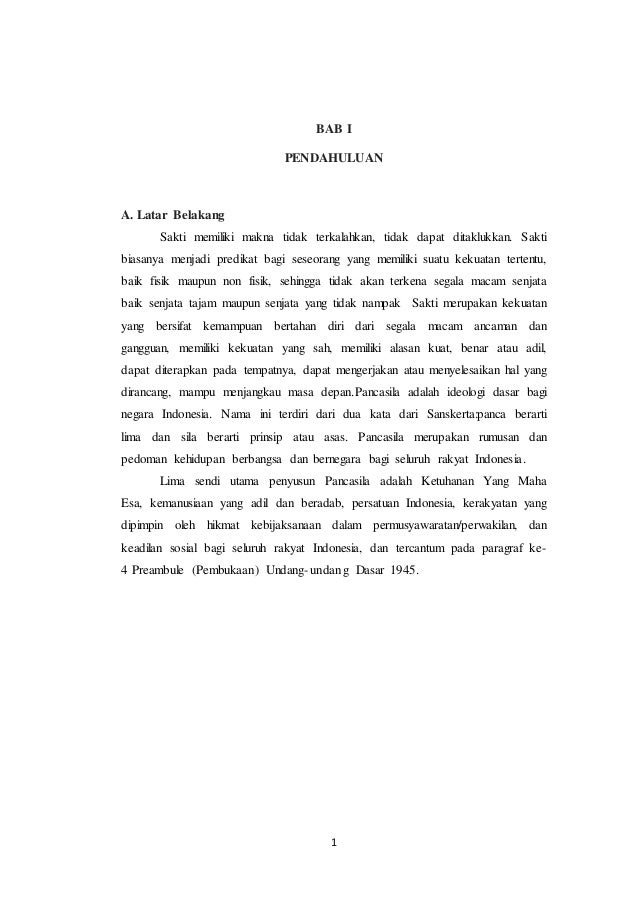 Makalah Pendidikan Pancasila Pancasila Sakti