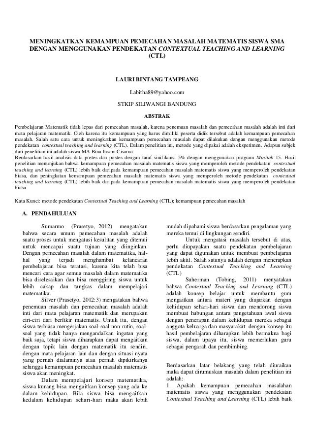 Makalah Penelitian Jurnal Bintang